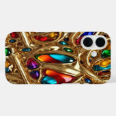 ゴールデンジェム#9 - iPhone 16ケース Case-Mate iPhoneケース (裏面 (横))