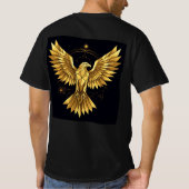 ゴールデンジオメトリックイーグル Tシャツ (裏面)