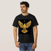 ゴールデンジオメトリックイーグル Tシャツ (正面フル)