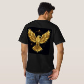 ゴールデンジオメトリックイーグル Tシャツ (裏面フル)