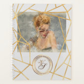 ゴールデンジオメトリックガールモダンファッションエレガント#2 プランナー手帳 (正面)