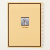 ゴールデンジオメトリックガールモダンファッションエレガント#6 プランナー手帳 (裏面)