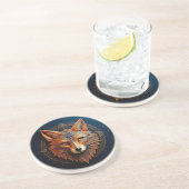 ゴールデンジオメトリックキツネ コースター (側面)