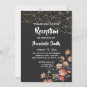 ゴールデンジオメトリック披露宴 招待状 (正面)