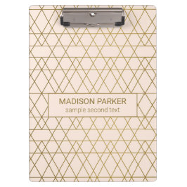 ゴールデンジオメトリック線 クリップボード