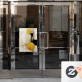 ゴールデンジオメトリ ウィンドウサイン (オフィスドア)