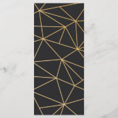 ゴールデンジオメト結婚リのメニュー プログラム (裏面)