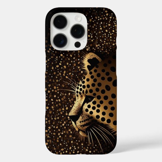ゴールデンジャガーパターン Case-Mate iPhoneケース (裏面)