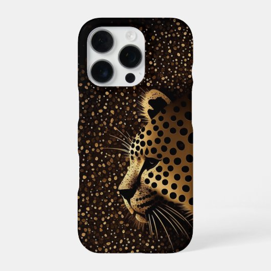 ゴールデンジャガーパターン iPhoneケース (裏面)