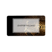 ゴールデンジャガー模様 ラベル (正面)