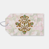 ゴールデンジュエリー結婚ドフローラの感謝 ギフトタグ (裏面横)