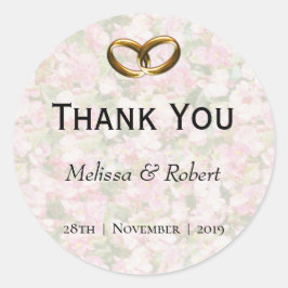 ゴールデンジュエリー結婚ドフローラ ラウンドシール