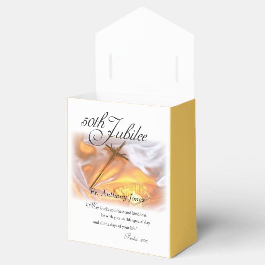 ゴールデンジュビリー宗教生活十字架 フェイバーボックス (オープン)