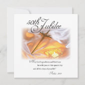 ゴールデンジュビリー宗教生活十字架 招待状 (正面)