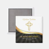 ゴールデンジュビリー宗教生活50年 マグネット (正面/裏面)