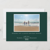 ゴールデンジョイモダンフォトホリデーカード シーズンカード (裏面)