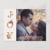 ゴールデンジョイ ホリデー ブレッシングス フォト ホリデー カード (正面)