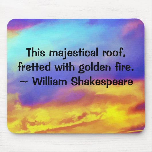 ゴールデンスカイマウスパッド マウスパッド (正面)