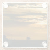 ゴールデンスカイ ガラスコースター (裏面)