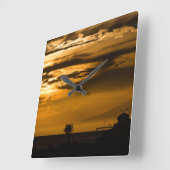 ゴールデンスカイ スクエア壁時計 (傾斜)