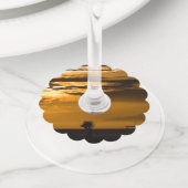 ゴールデンスカイ ワイングラスタグ (クローズアップ)