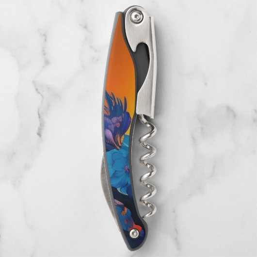 ゴールデンスカイ、紫の青葉の ソムリエナイフ (裏面)