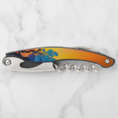 ゴールデンスカイ、紫の青葉の ソムリエナイフ (正面)