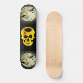 ゴールデンスカルのスケートボード スケートボード (正面)