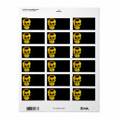 ゴールデンスカル住所 シール (フルシート)