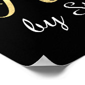 ゴールデンスクリプトハサミヘアスタイリストのヘアサロン ポスター (角)