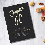 ゴールデンスクリプト第60章60th誕生日パーティー 箔招待状<br><div class="desc">家族祝や友達と60歳になる節目！私たちのゴールデンスクリプトハロー60 60thバースデーパーティーフォイル招待状ザズルからの特別な機会を記念する完璧な方法である。これらの豪華な招待状は、あなたの愛する人を感動させ、あなたの60歳の誕生日のお祝いに参加するために興奮させるに確かである黒い背景に金ゴールドフォイルのスクリプトを特徴とする！</div>
