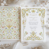 ゴールデンスクロール庭園の結婚式 招待状
