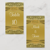 ゴールデンスクロ結婚ール50周年 プレイスカード (正面/裏面)