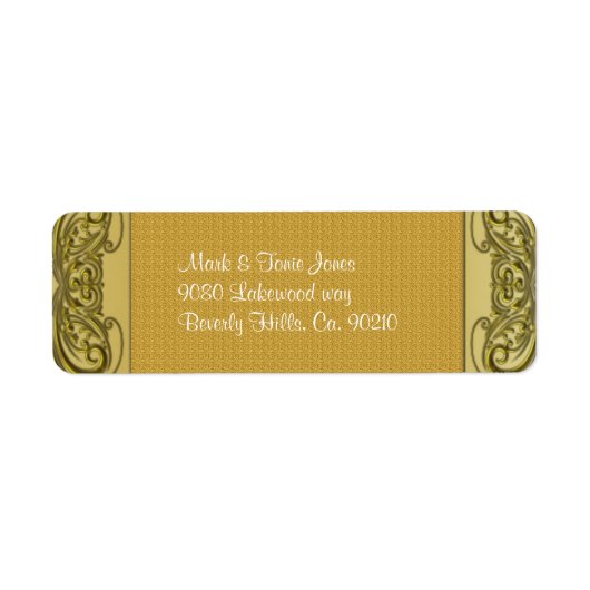 ゴールデンスクロ結婚ール50周年 ラベル (正面)