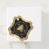 ゴールデンスケップハニーラベル精巧な金ゴールドグラデーション フェイバータグ (インサイチュ)