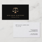 ゴールデンスケール弁護士名刺 名刺 (正面/裏面)