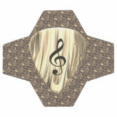 ゴールデンスタイリッシュプレクトン – 音楽愛好家のためのデザイン! サッカーボール (フラット)