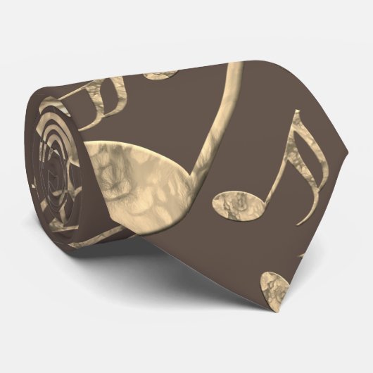 ゴールデンスタイリッシュプレクトン – 音楽愛好家のためのデザイン! ネクタイ (ロール)