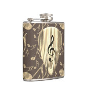 ゴールデンスタイリッシュプレクトン – 音楽愛好家のためのデザイン! フラスク (右)