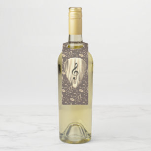 ゴールデンスタイリッシュプレクトン – 音楽愛好家のためのデザイン! ボトルネックタグ