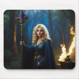 ゴールデンスタッフソルトレースオブザ魔法ウッズ マウスパッド