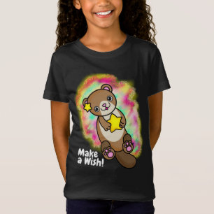 ゴールデンスターで願いを叶える Tシャツ