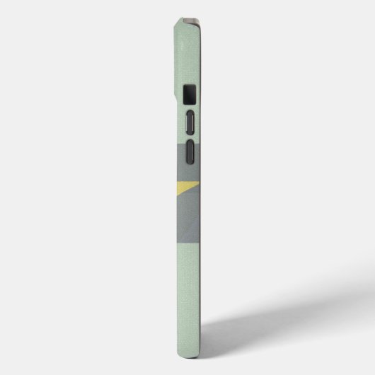 ゴールデンスターエクセレンスエレガントテクスチャードセージ緑 Case-Mate iPhoneケース (裏面 / 左)