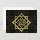 ゴールデンスターオブラクシュミ – アシュタラクシュミ ポストカード (正面/裏面)