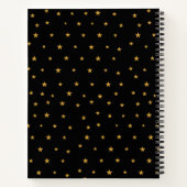 ゴールデンスターオンブラック ノートブック (裏面)