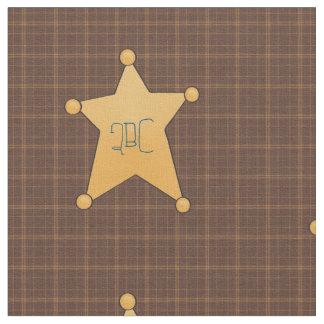 ゴールデンスターシェリフズバッジ ファブリック