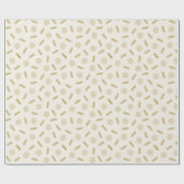 ゴールデンスターズアンドツリーブランチ ラッピングペーパー (フラット)