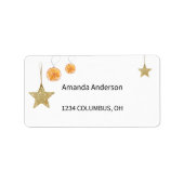 ゴールデンスターズオーナメントとオレンジ ラベル (正面)