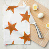 ゴールデンスターズパターン6 キッチンタオル (四つ折り)