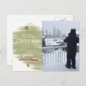 ゴールデンスターズホリデーフォトカード シーズンポストカード (正面/裏面)